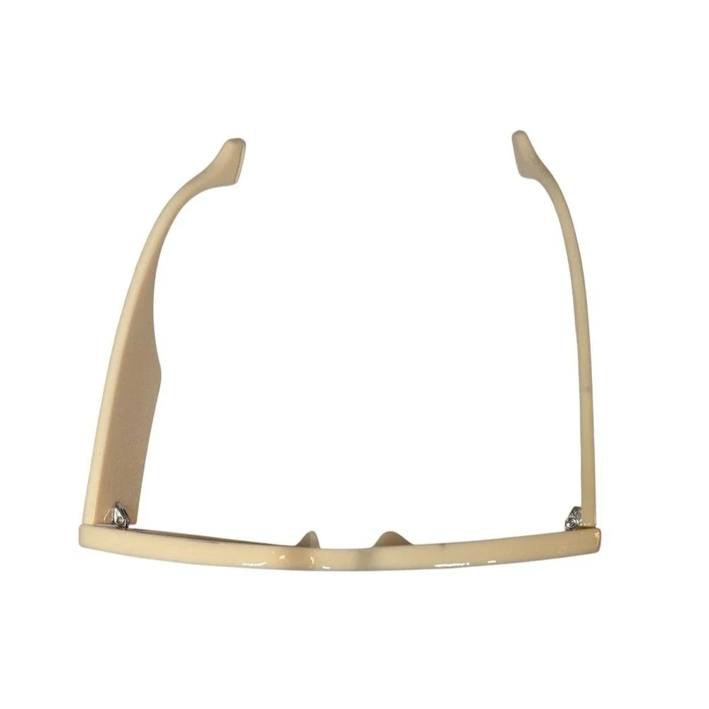 NEW Chunky Thick Square Frame Ivory Shades of Taylor Sunglasses